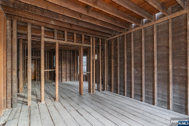 miscellaneous room with wood-type flooring