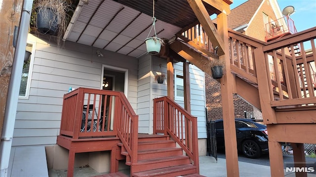 view of exterior entry