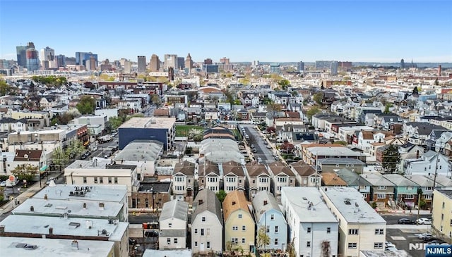 bird's eye view featuring a view of city
