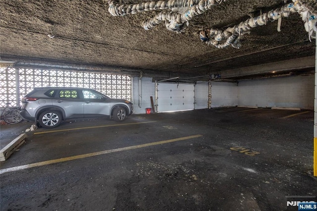 view of parking deck
