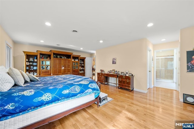 161 Winding Way, Old Tappan, NJ 07675 - bedroom featuring wood finished floors and recessed lighting
