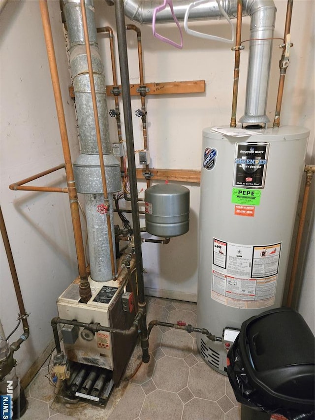 utilities featuring water heater