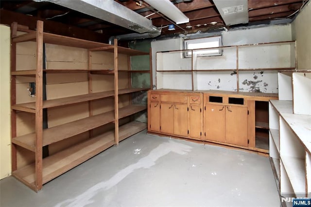 view of storage room
