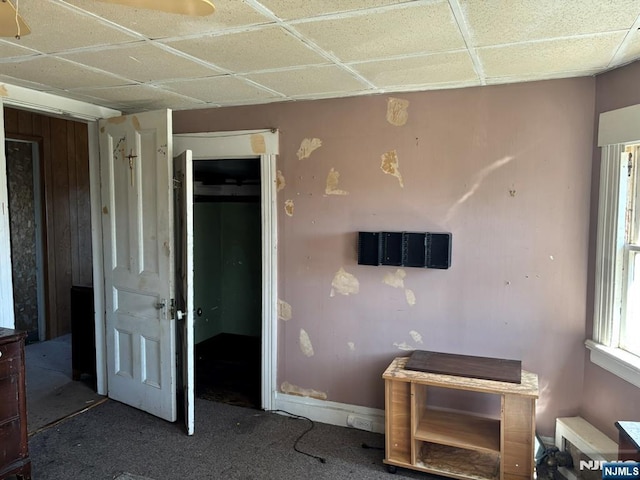 interior space with carpet floors