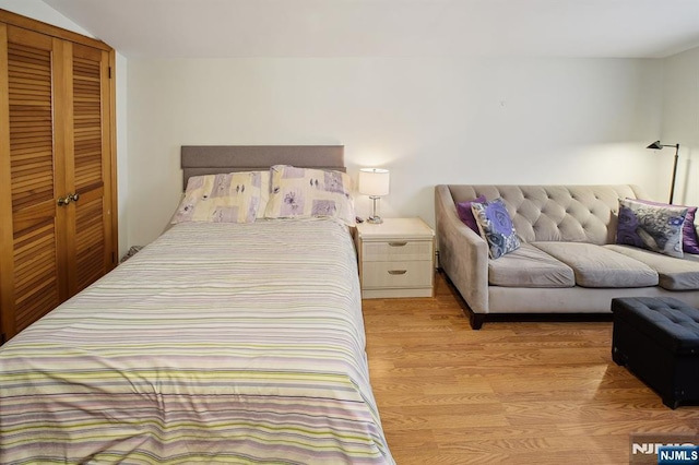 884 Helen St, Teaneck, NJ 07666 - bedroom featuring light wood-style flooring