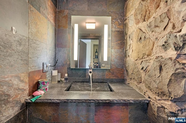 bathroom with a sink