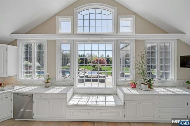 21 Birchwood, Old Tappan, NJ 07675 - entryway featuring high vaulted ceiling and a sink