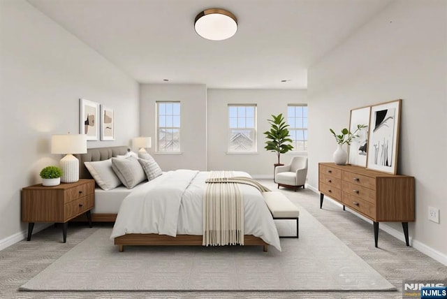 4 Arnold Dr, Wood Ridge, NJ 07075 - bedroom with baseboards and light wood-style floors