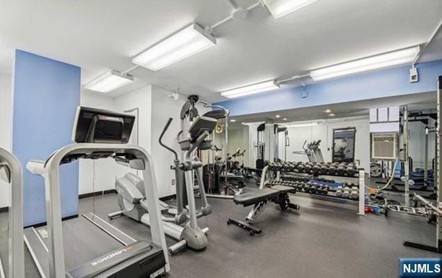 view of workout area
