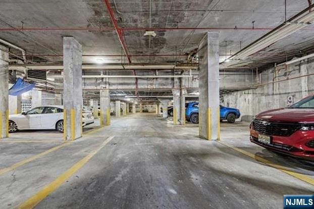 view of parking deck