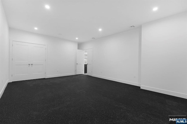 229 Bogert Pl, Paramus, NJ 07652 - unfurnished room featuring baseboards, recessed lighting, and visible vents