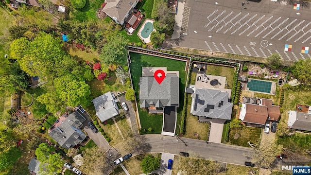 229 Bogert Pl, Paramus, NJ 07652 - bird's eye view with a residential view