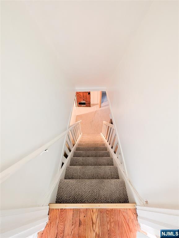 view of stairway
