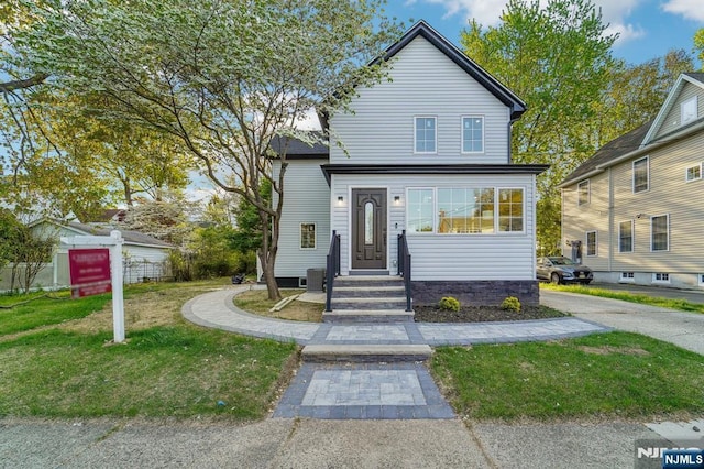 119 Lenox Ave, New Milford, NJ 07646 - view of front of home with a front yard