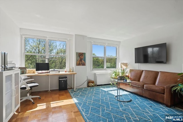 view of living area