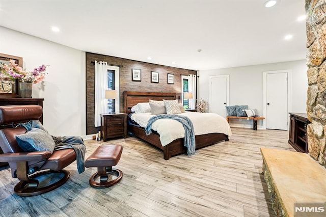 18 Fairview Dr, North Caldwell, NJ 07006 - bedroom featuring recessed lighting and light wood-style flooring