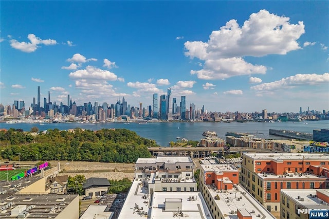 518-536 Gregory Ave Unit C408, Weehawken, NJ 07086 - aerial view of city skyline and a large body of water