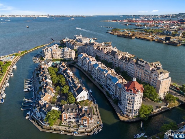 50 Constitution Way Unit 50, Jersey City, NJ 07305 - bird's eye view of a nearby body of water