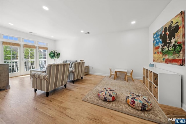 50 Constitution Way Unit 50, Jersey City, NJ 07305 - living room with wood finished floors and recessed lighting