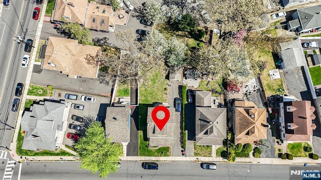 bird's eye view featuring a residential view