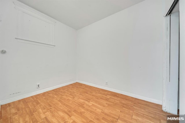 41 Heckel St, Belleville, NJ 07109 - spare room featuring light wood-type flooring and baseboards