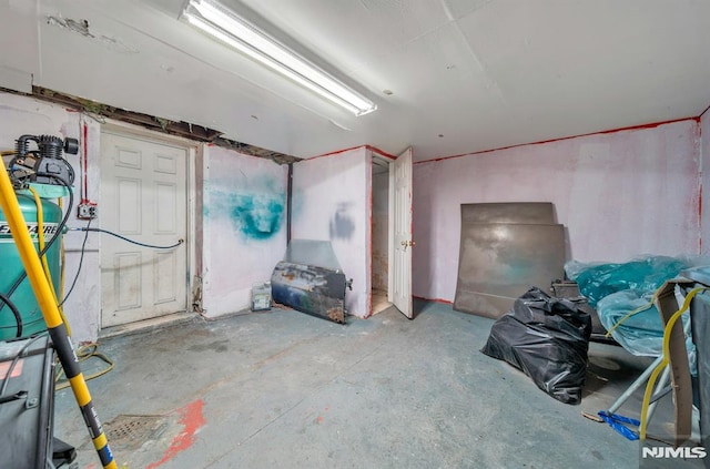 41 Heckel St, Belleville, NJ 07109 - view of unfinished below grade area