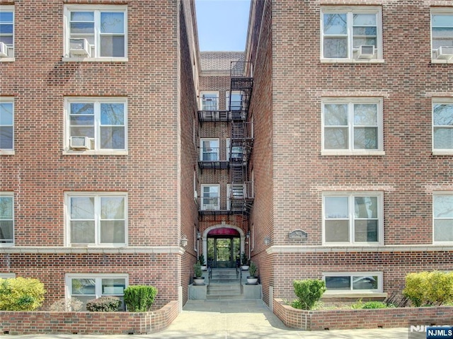 view of property with cooling unit