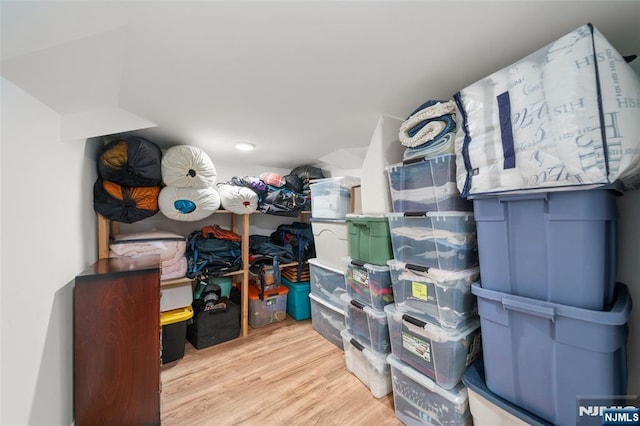 view of storage room