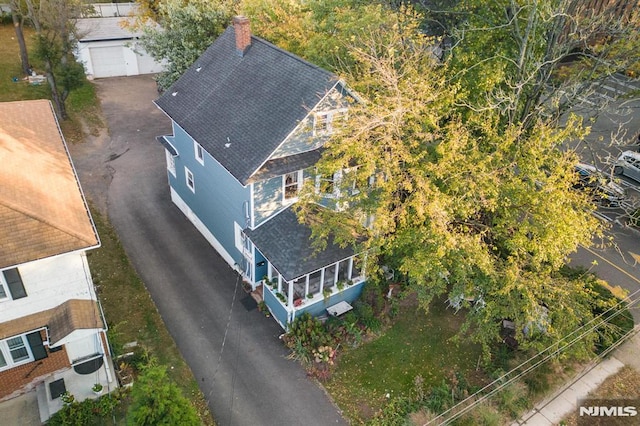 drone / aerial view