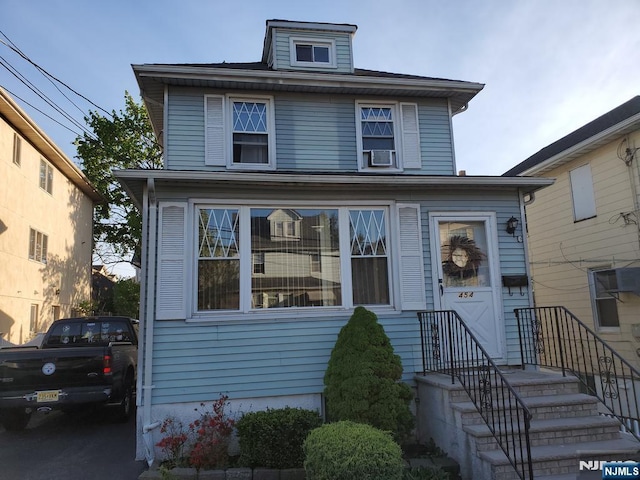 454 Park Ave, Fairview, NJ 07022 - view of american foursquare style home