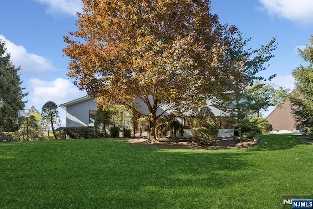 view of front of home featuring a front yard