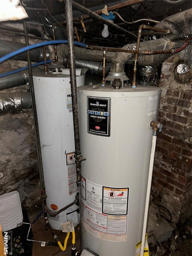 utilities with gas water heater
