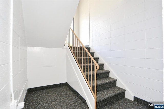 view of stairs