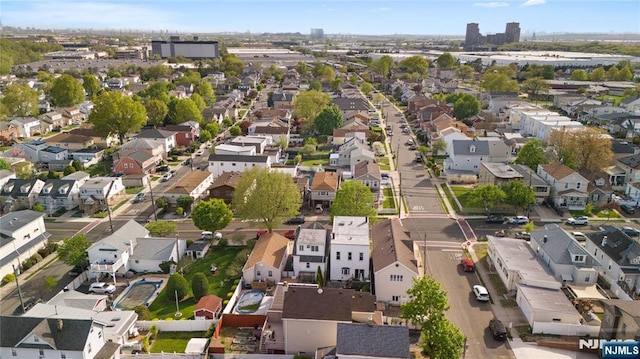 bird's eye view featuring a residential view