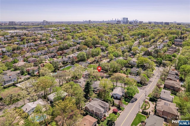 birds eye view of property featuring a residential view