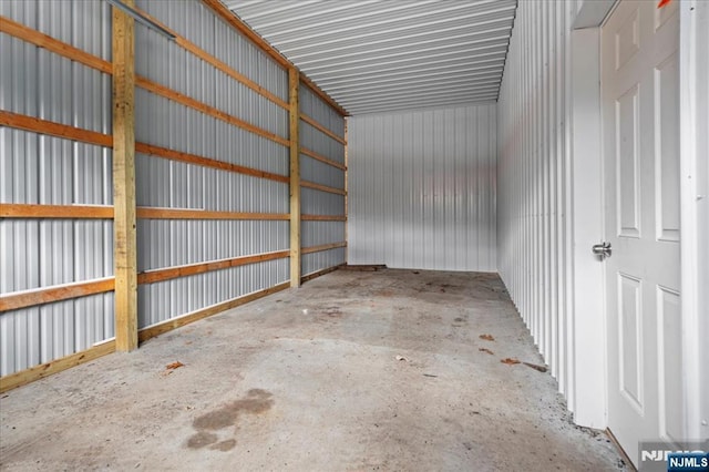 7 White Rd, West Milford, NJ 07421 - garage featuring metal wall