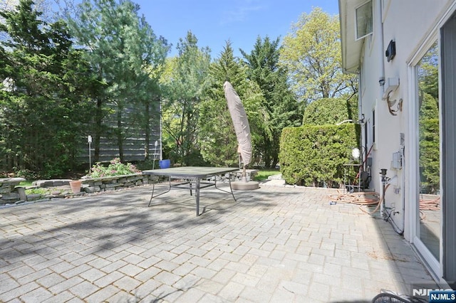 view of patio / terrace with outdoor dining area