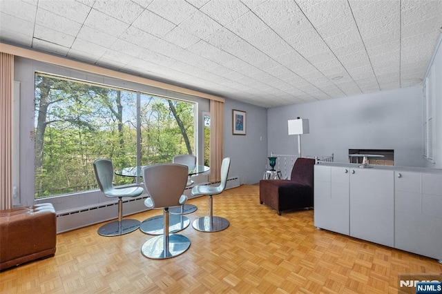 98 Roosevelt Blvd, Oakland, NJ 07436 - interior space featuring baseboard heating and a healthy amount of sunlight