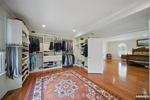 143 S Glen Rd, Kinnelon Borough, NJ 07405 - spacious closet featuring visible vents and wood finished floors