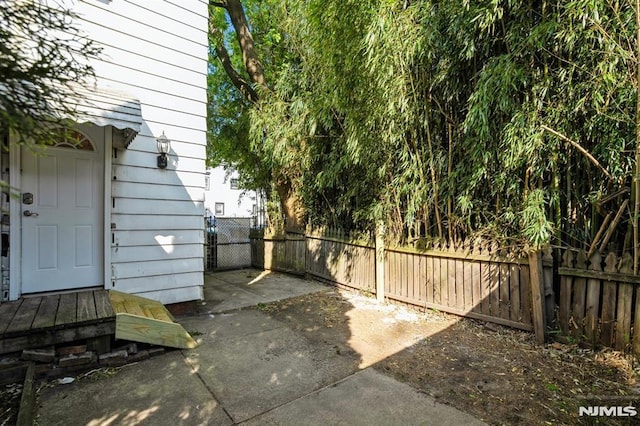 118 W 49th St, Bayonne, NJ 07002 - view of patio / terrace with fence