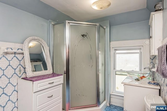 142 Brookfield Ave, Nutley, NJ 07110 - bathroom featuring vanity and a shower stall