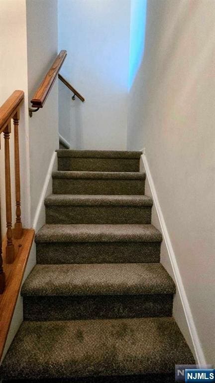 view of stairs