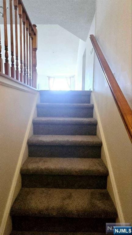 view of stairway