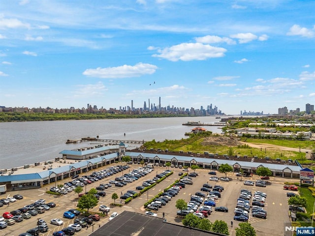 746 Undercliff Unit A, Edgewater, NJ 07020 - bird's eye view of city skyline and a large body of water