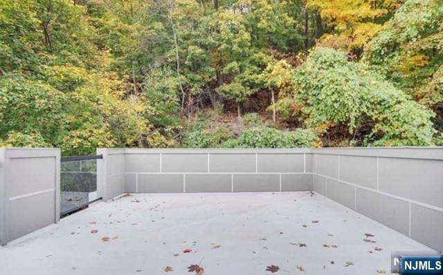 746B Undercliff Unit B, Edgewater, NJ 07020 - view of patio featuring a view of trees