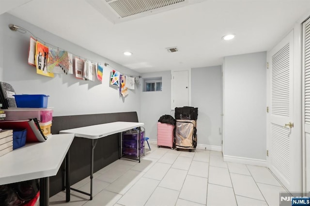 785 Ridgewood Rd, Twp Of Washington, NJ 07676 - rec room with recessed lighting and baseboards