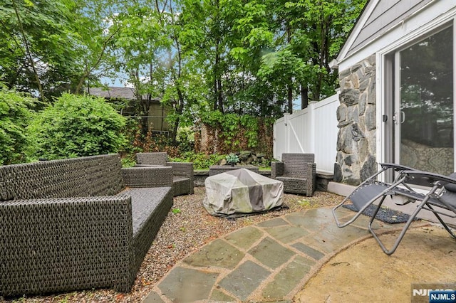 785 Ridgewood Rd, Twp Of Washington, NJ 07676 - view of patio / terrace featuring an outdoor living space