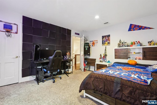 785 Ridgewood Rd, Twp Of Washington, NJ 07676 - bedroom with carpet and an office area