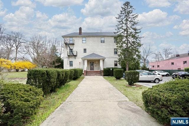 57 Brookway Ave Unit 2C, Englewood, NJ 07631 - view of front of property with a chimney