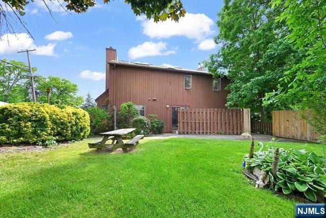 exterior space with fence